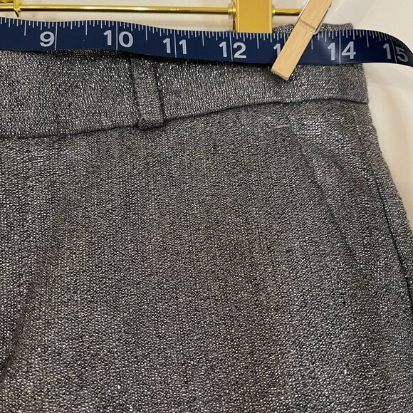Banana Republic Avery Silver Slacks 0P – Vintage Mid‑Rise Ankle Length - Picture 5 of 12